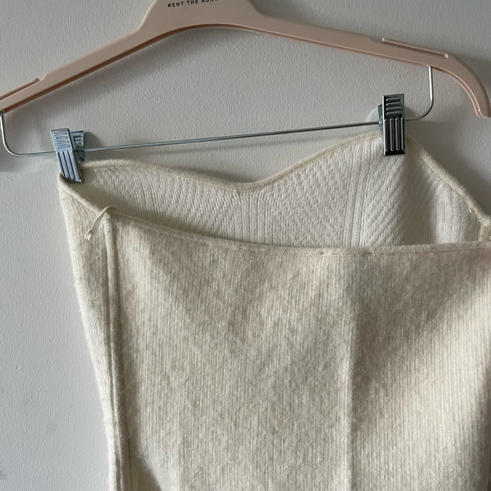 & Other Stories Corset Detail Bustier Knit Tube top sz L - Picture 7 of 7